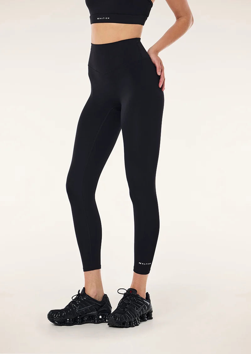 Signature 7/8 Legging - Black