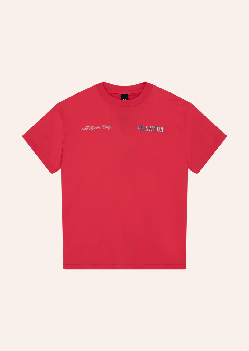 Slate Tee - Washed Strawberry