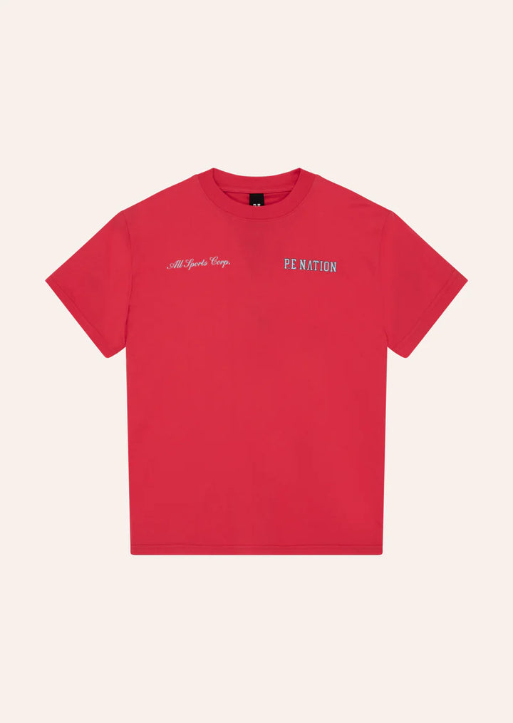 Slate Tee - Washed Strawberry