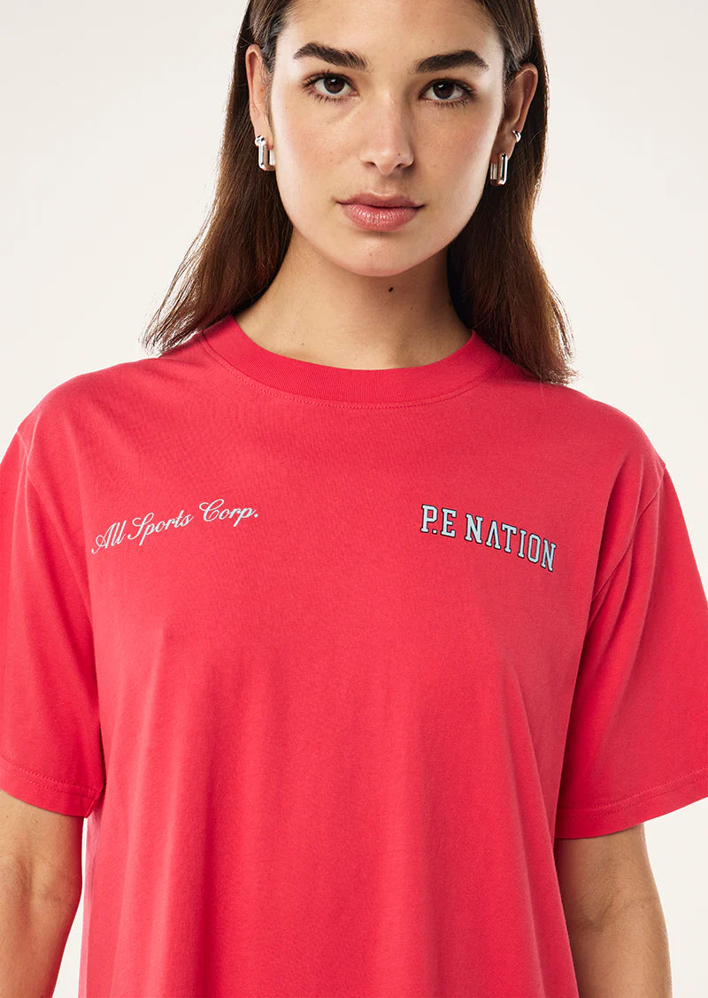 Slate Tee - Washed Strawberry
