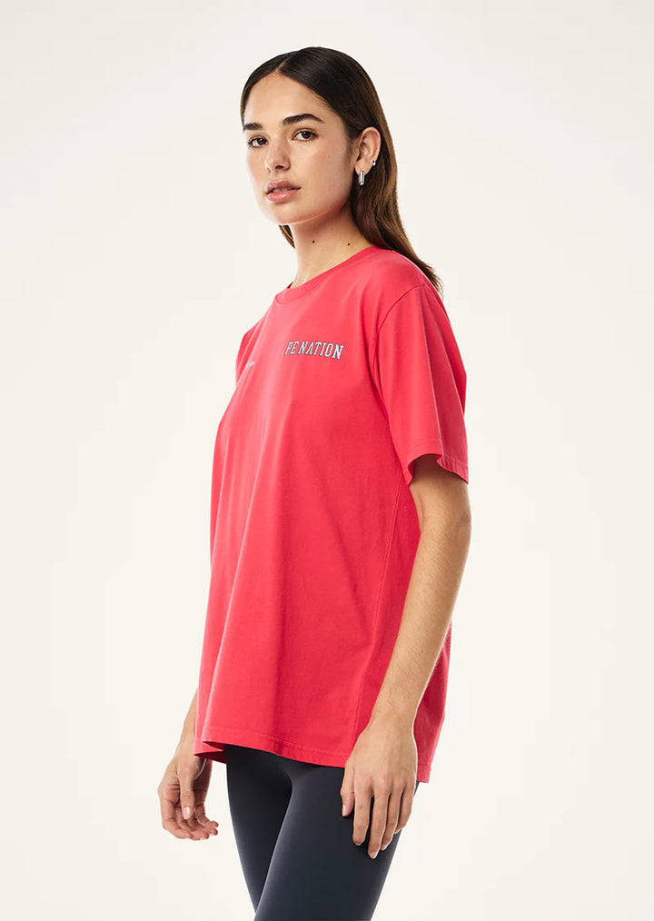 Slate Tee - Washed Strawberry