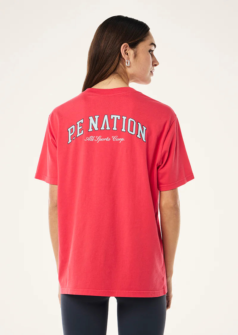 Slate Tee - Washed Strawberry