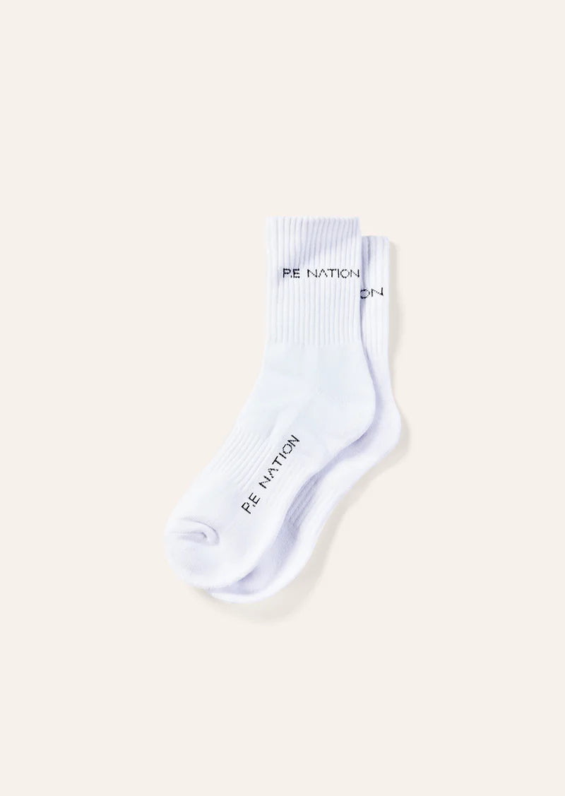 Signature Sock - Optic White