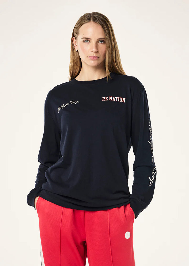 Surge LS Tee - Dark Sapphire