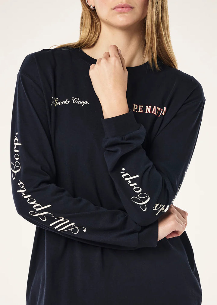 Surge LS Tee - Dark Sapphire