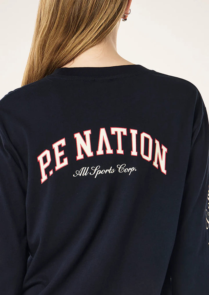 Surge LS Tee - Dark Sapphire