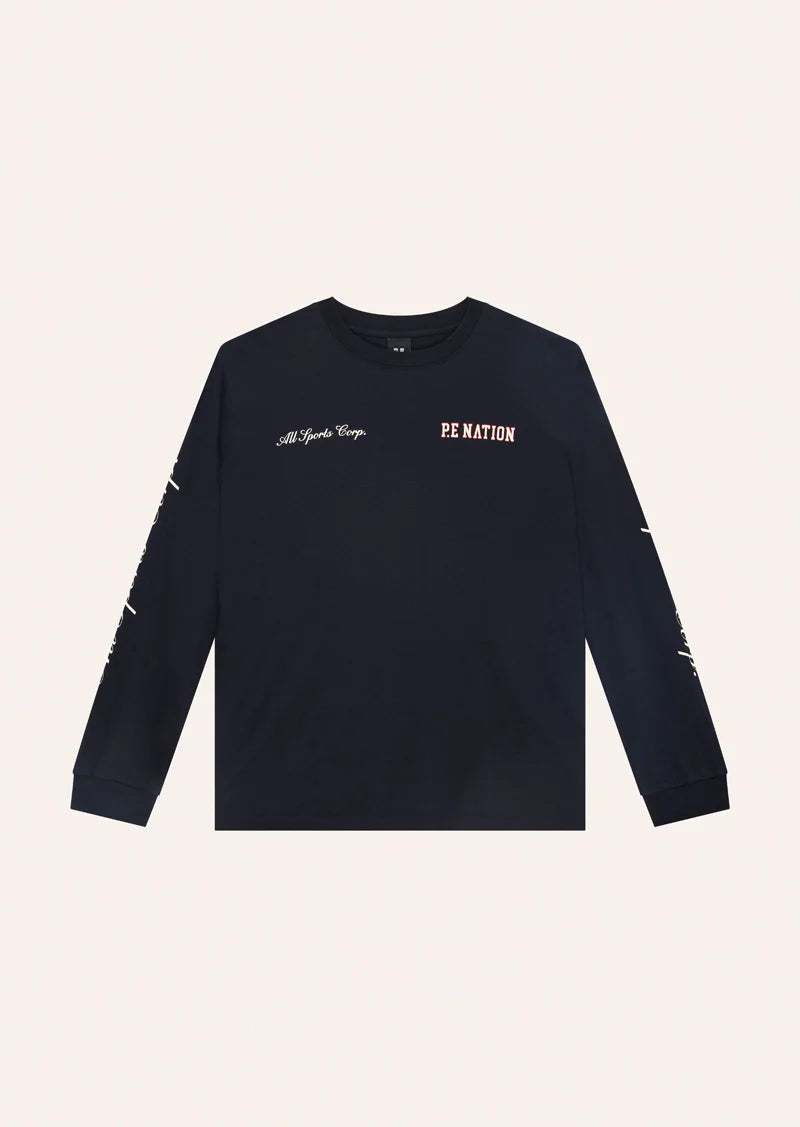 Surge LS Tee - Dark Sapphire