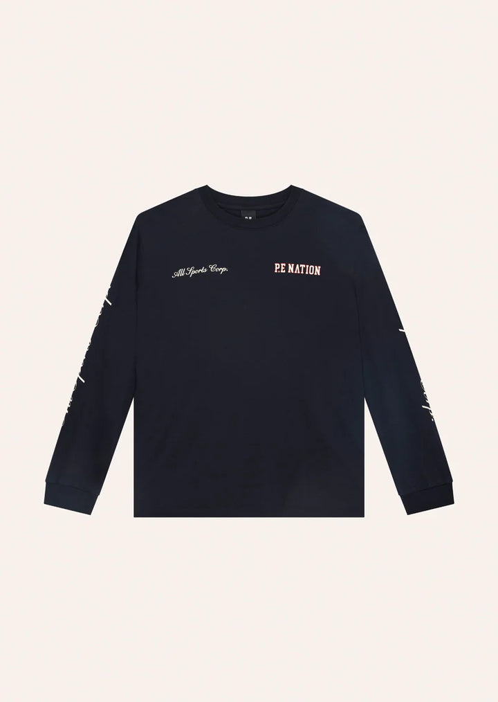 Surge LS Tee - Dark Sapphire