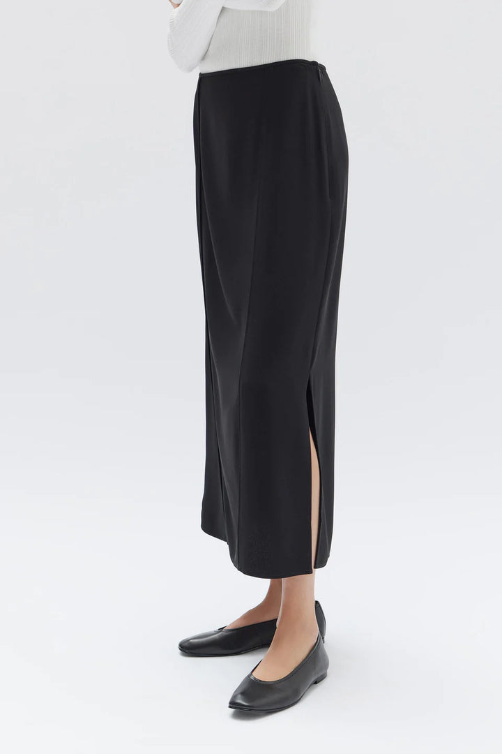 Sabine Crepe Skirt - Black