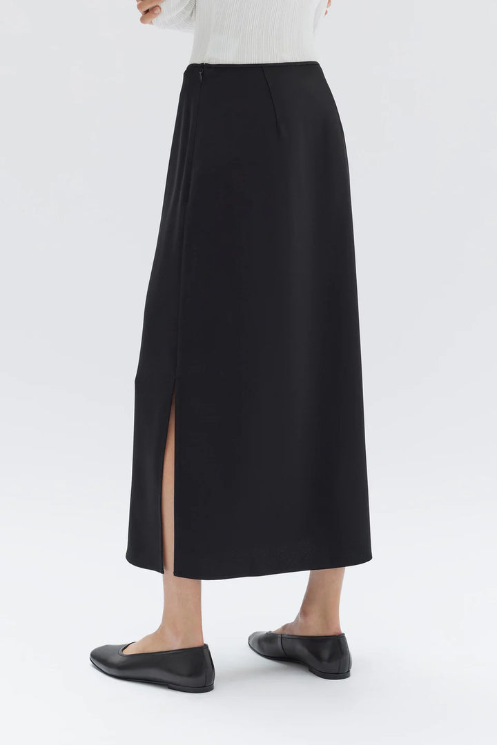 Sabine Crepe Skirt - Black