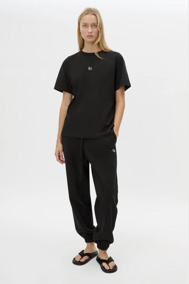 Lyra Logo Tee - Black/White