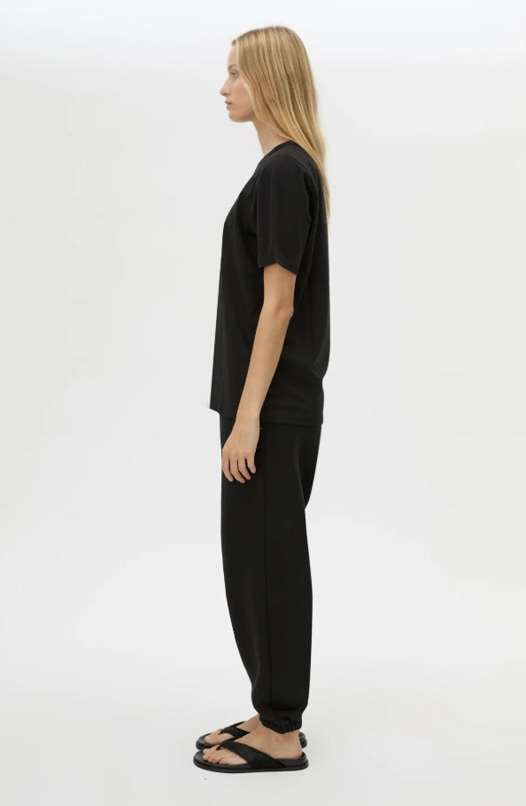 Lyra Logo Tee - Black/White