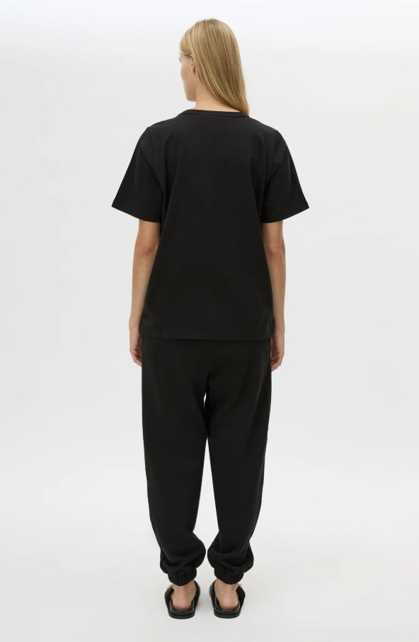 Lyra Logo Tee - Black/White