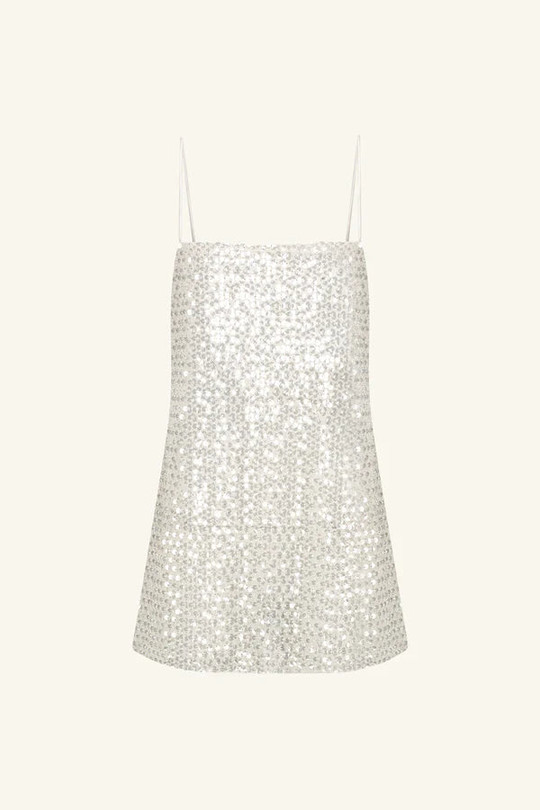 Asteri Long Line Cami - Silver