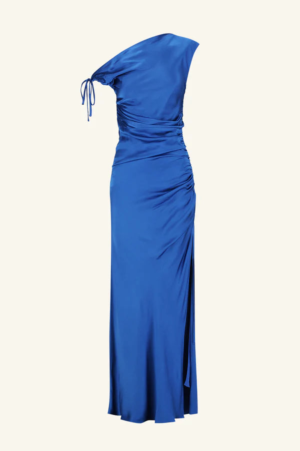 Tatum Gathered Maxi Dress - Ultramarine