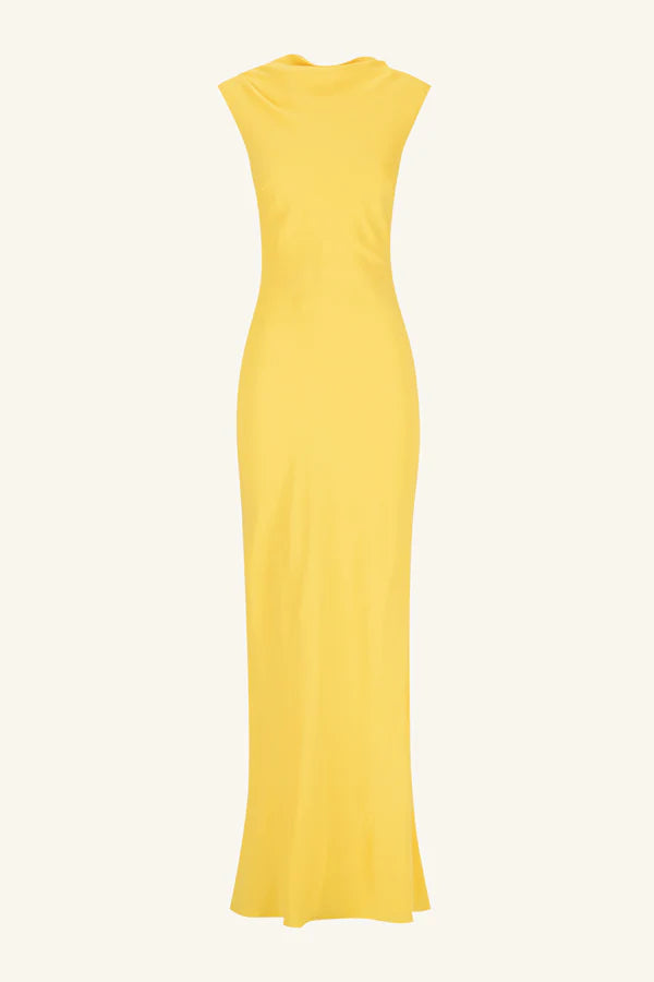 Pierce Sleeveless Maxi Dress - Sunflower Yellow