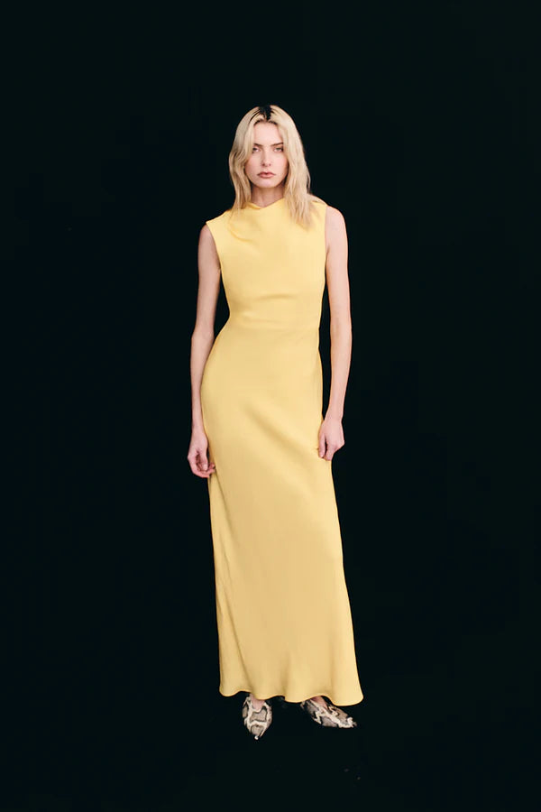 Pierce Sleeveless Maxi Dress - Sunflower Yellow
