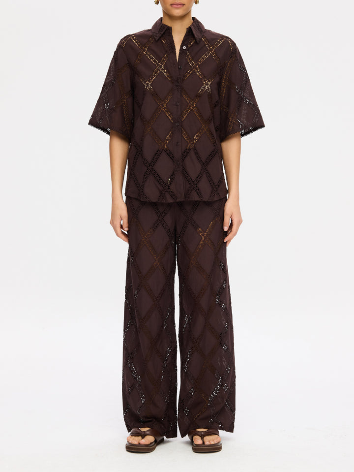 Izzy Shirt - Chocolate