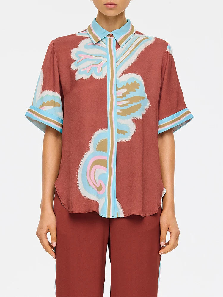 Enzo Shirt - Maroon