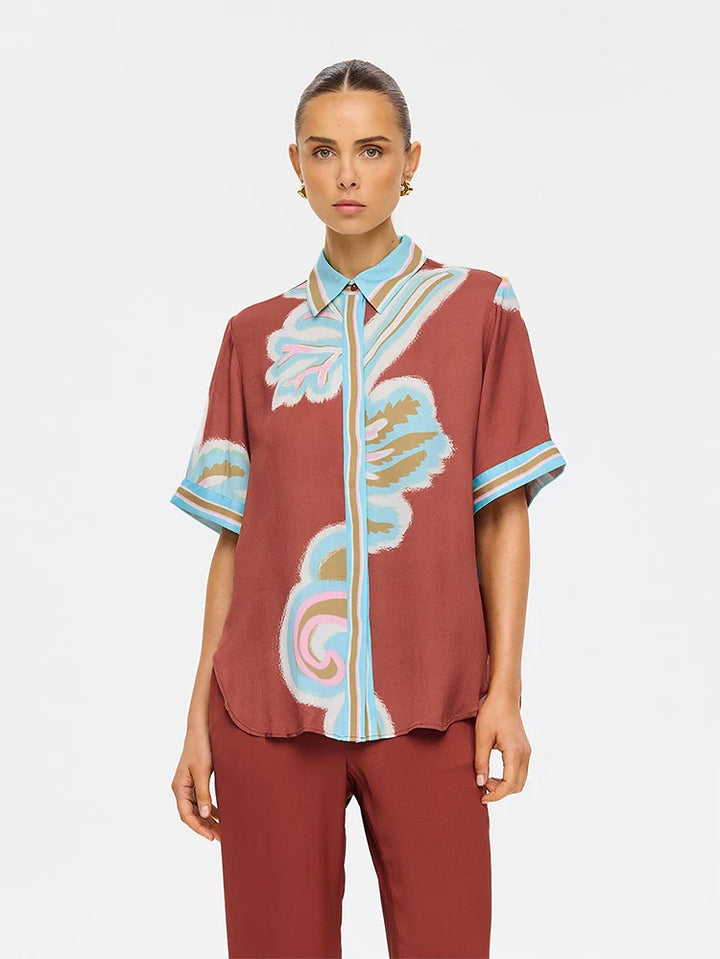 Enzo Shirt - Maroon