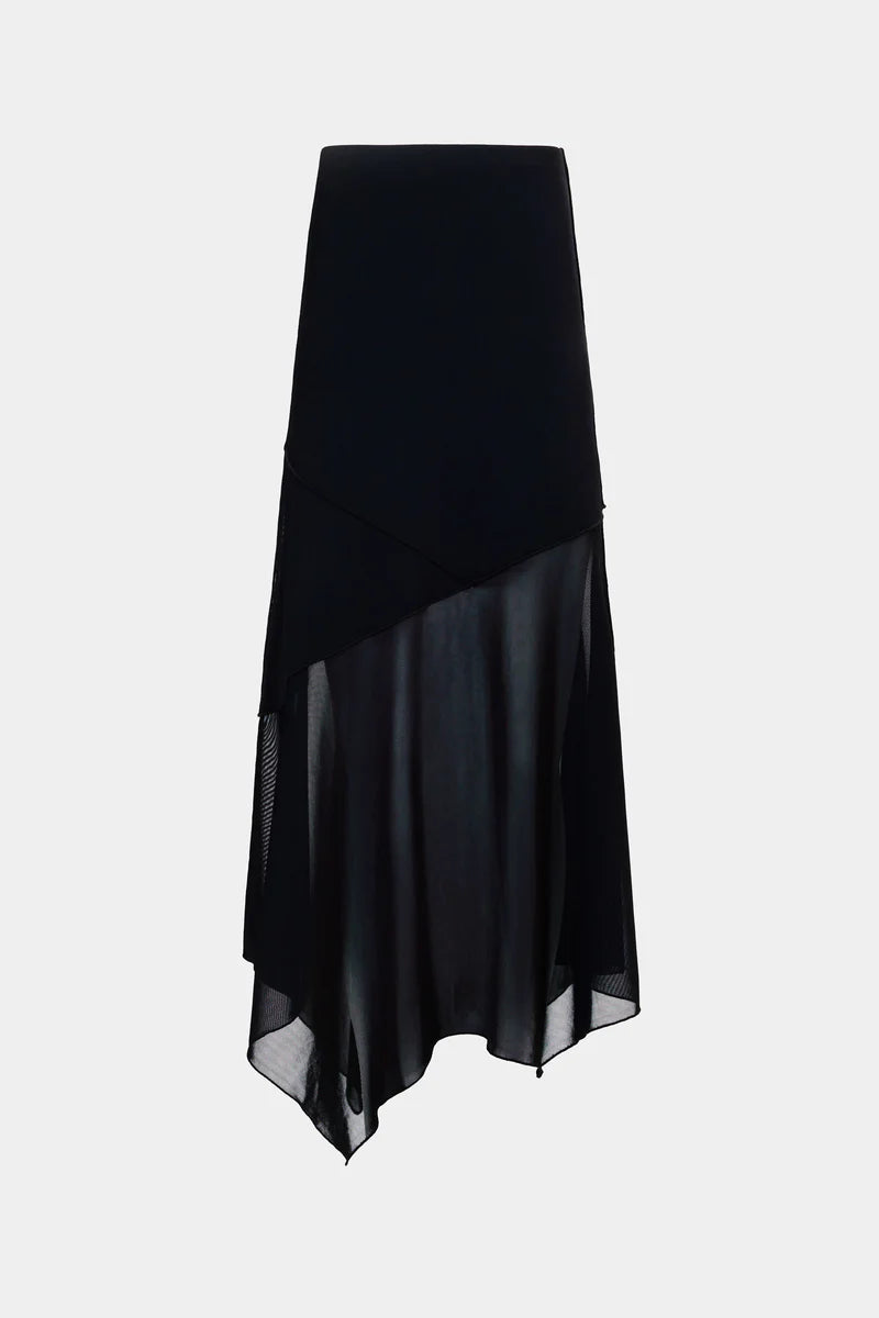 Elisa Mesh Skirt - Black