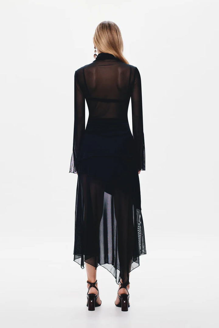 Elisa Mesh Skirt - Black