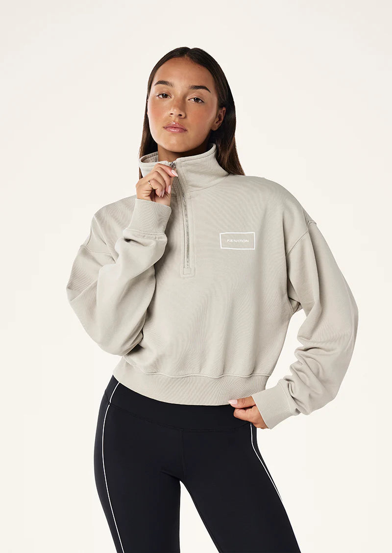 Tranquility Zip Sweat - Washed Moonstruck