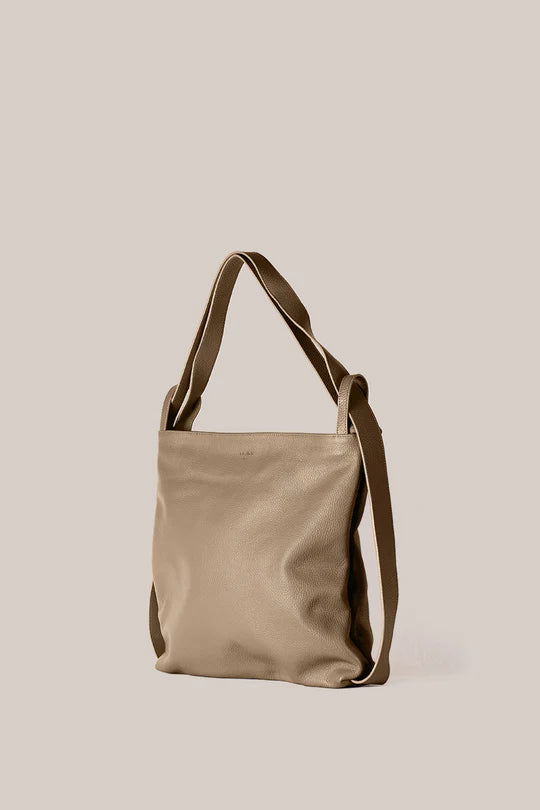Bella Backpack Tote - Taupe