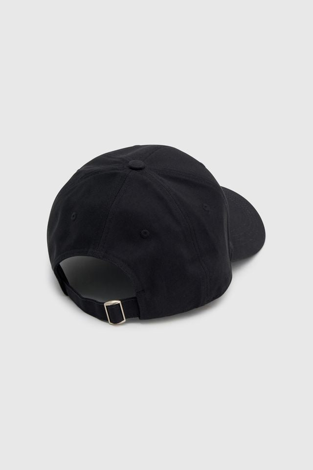 Thome Embroidered Cap - Black
