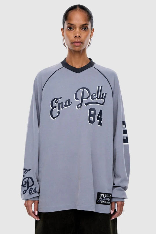 Team EP Long Sleeve Tee - Charcoal