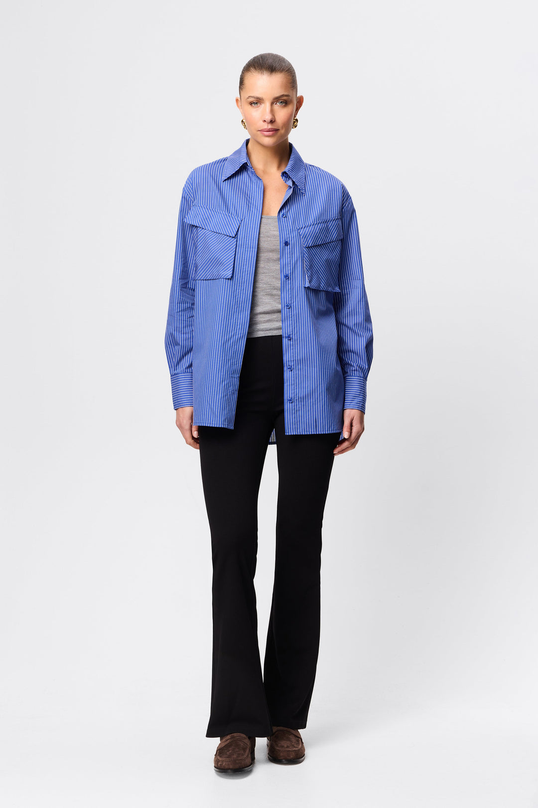 Tudor Shirt - Blue Stripe