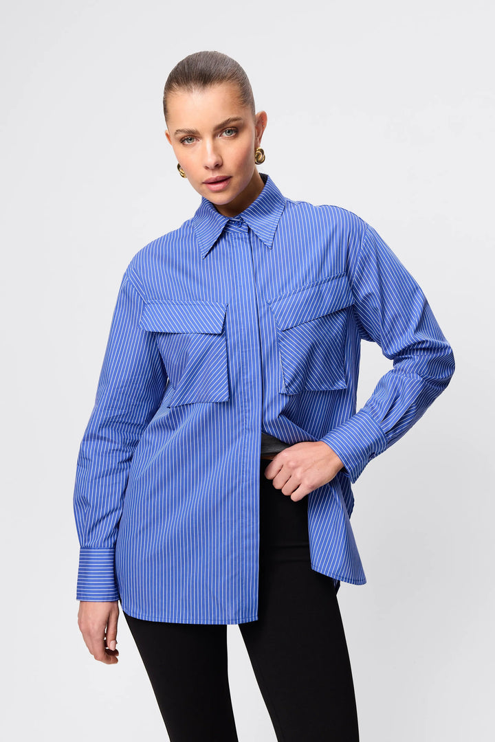 Tudor Shirt - Blue Stripe
