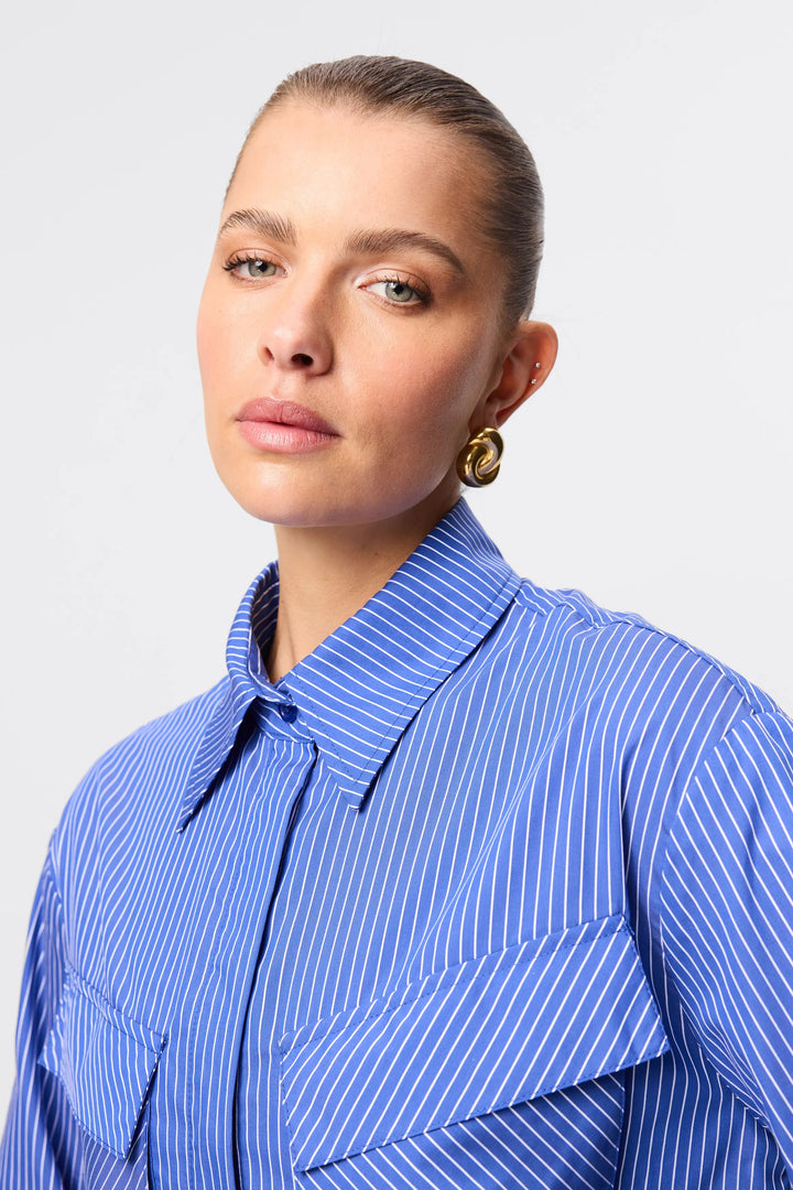 Tudor Shirt - Blue Stripe