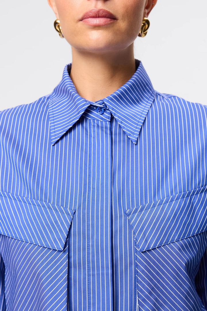 Tudor Shirt - Blue Stripe