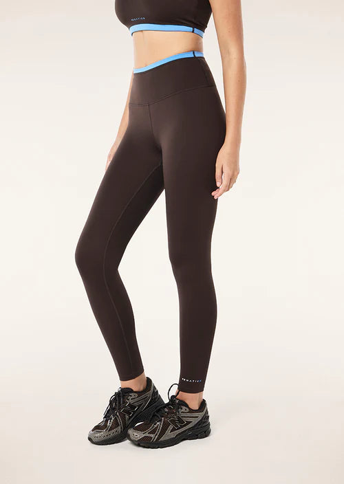 Vital Legging - Coffee/Marina Blue