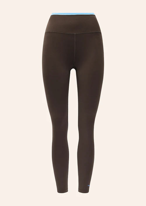 Vital Legging - Coffee/Marina Blue