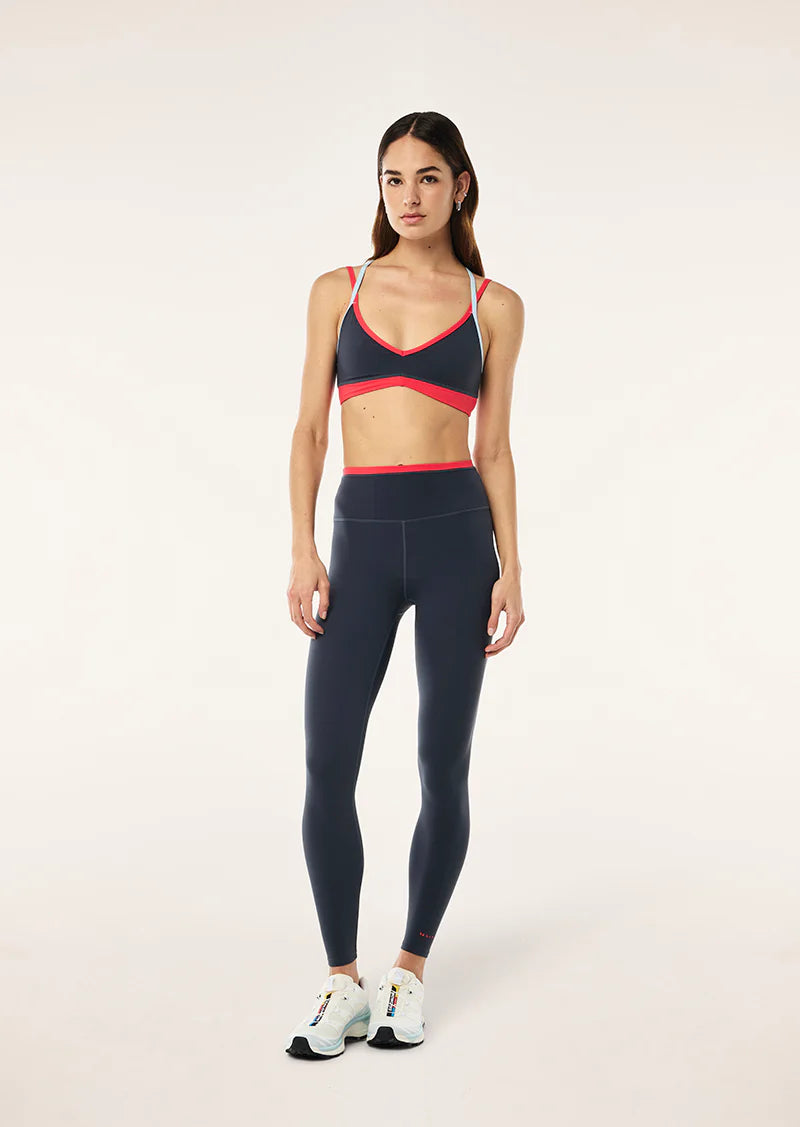 Vita F/L Legging - Marine Blue/Red