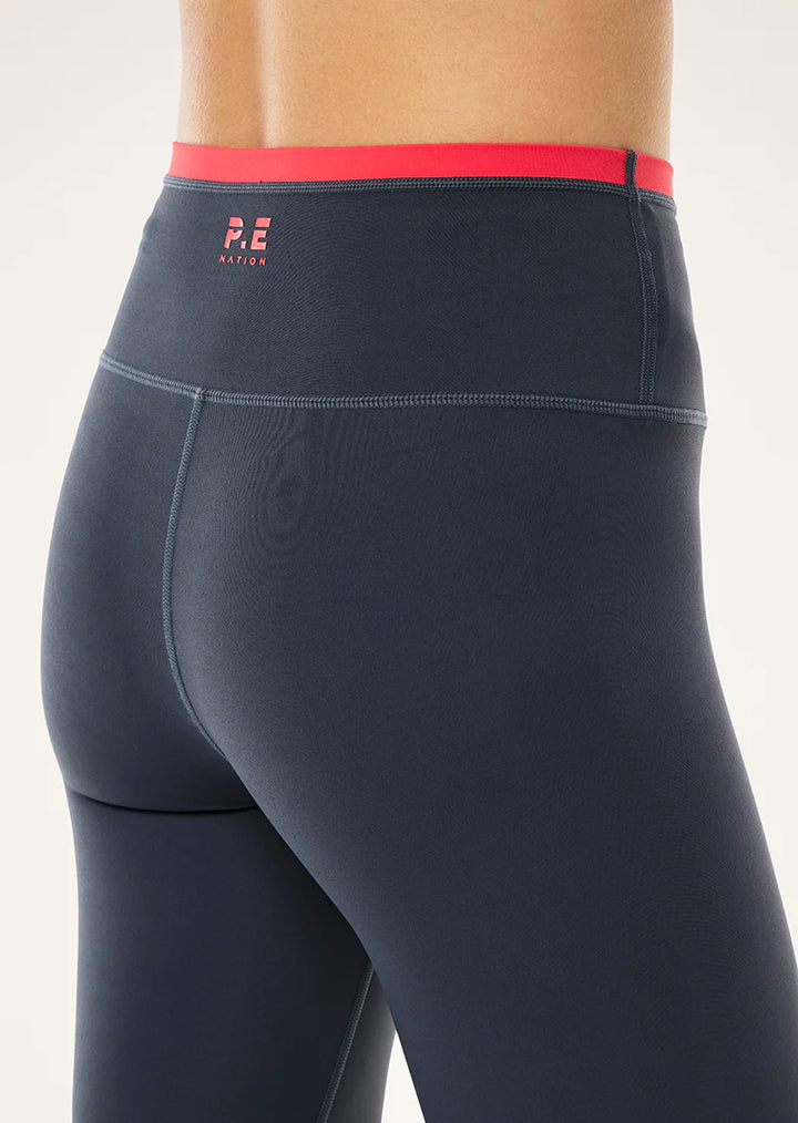 Vita F/L Legging - Marine Blue/Red