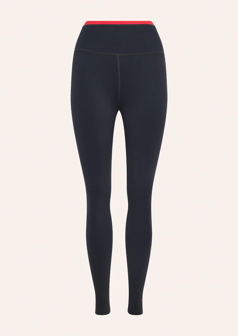 Vita F/L Legging - Marine Blue/Red