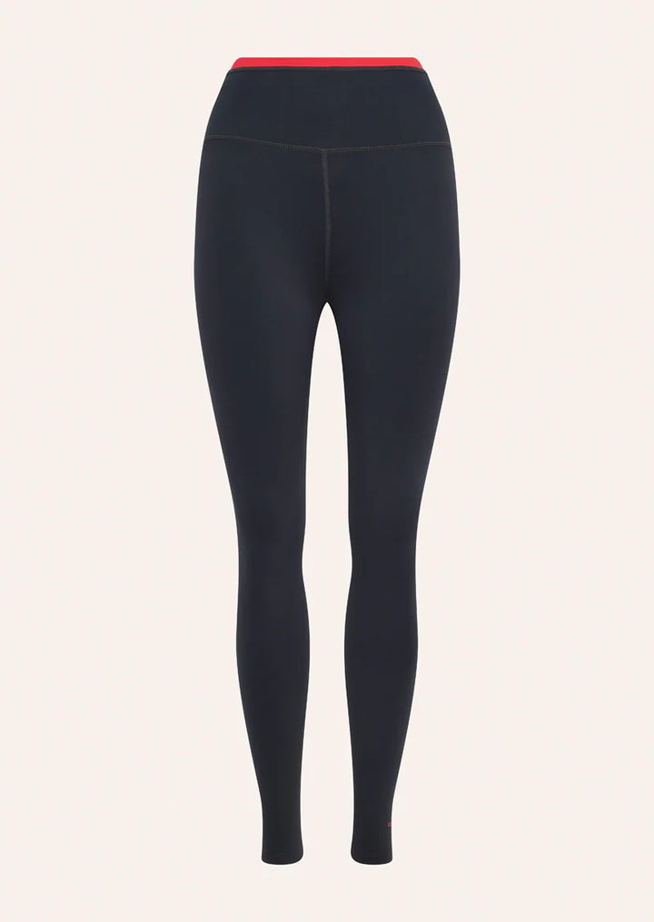 Vita F/L Legging - Marine Blue/Red