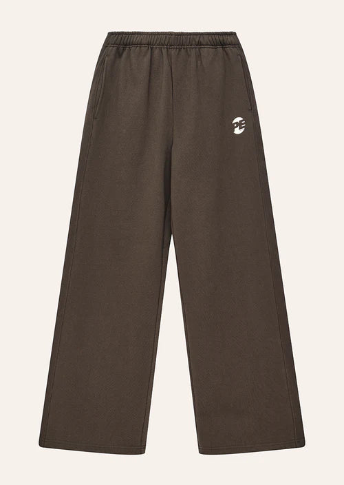 Voltage Straight Leg Track Pant - Coffee