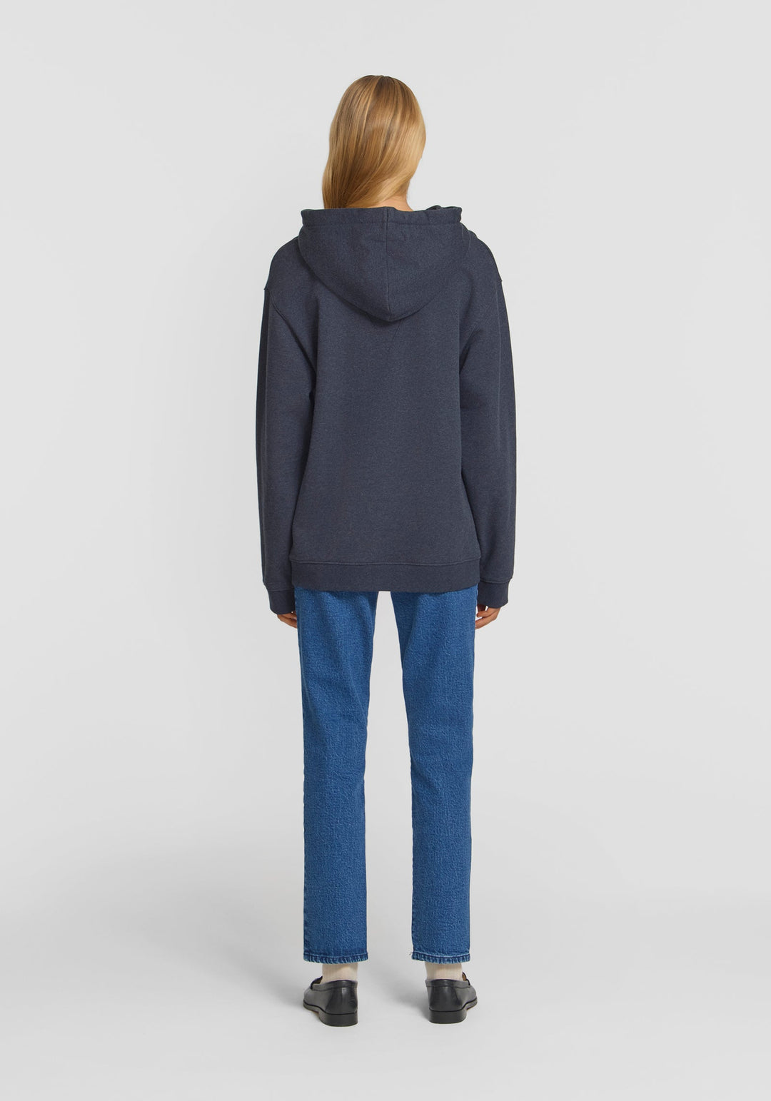 Woods Unisex Hoodie - Navy Marle
