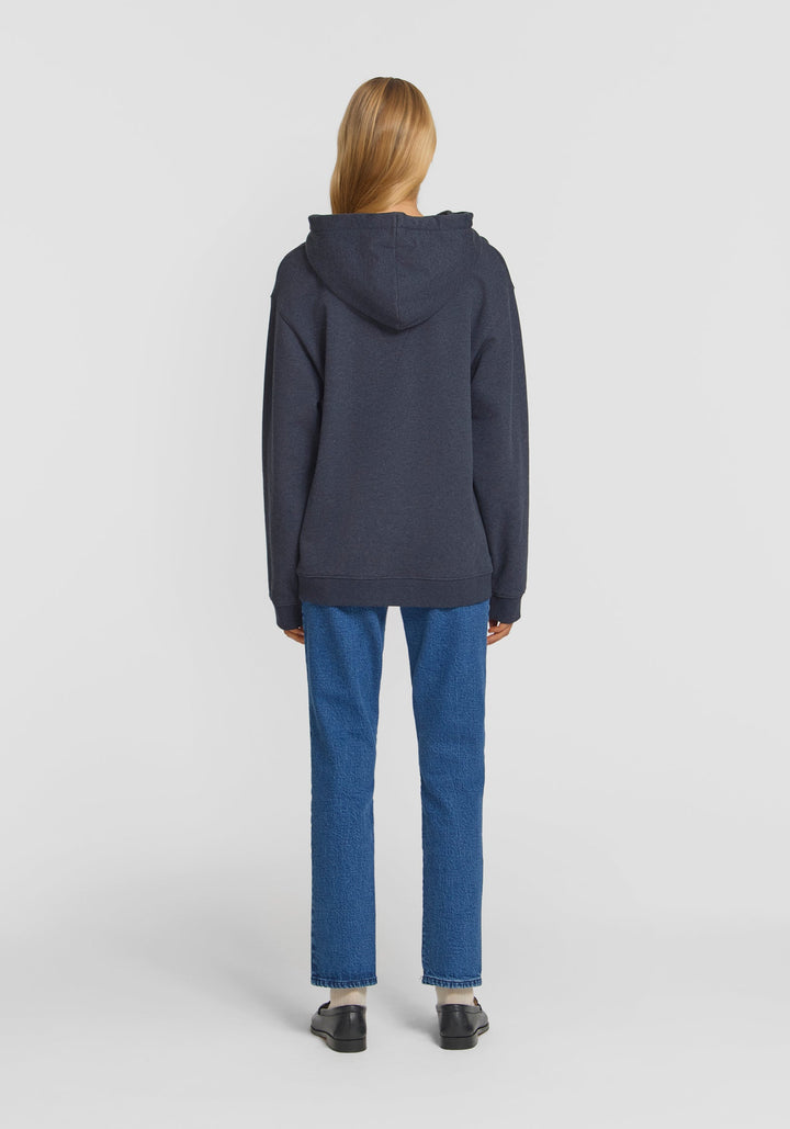 Woods Unisex Hoodie - Navy Marle