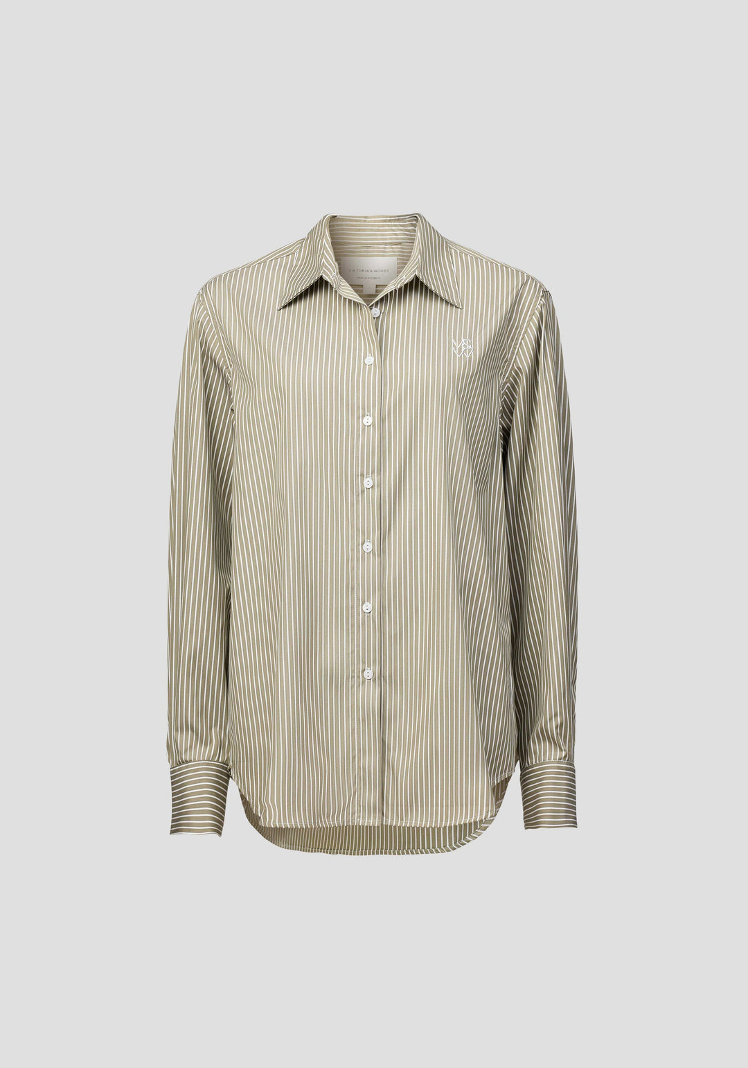 Trinity Shirt - Pistachio Stripe