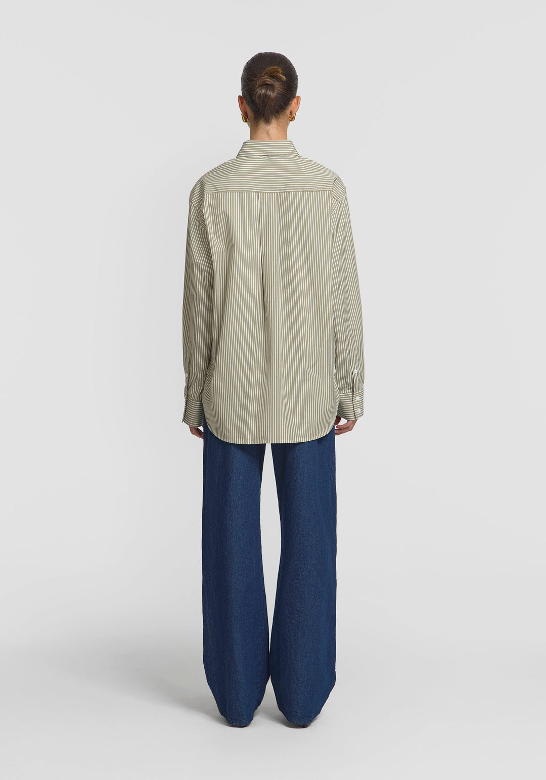 Trinity Shirt - Pistachio Stripe