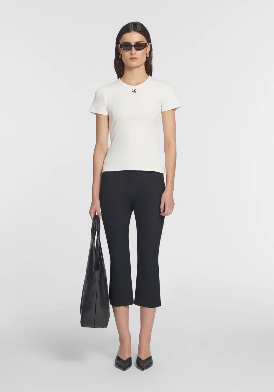 V&W Tee - Ivory