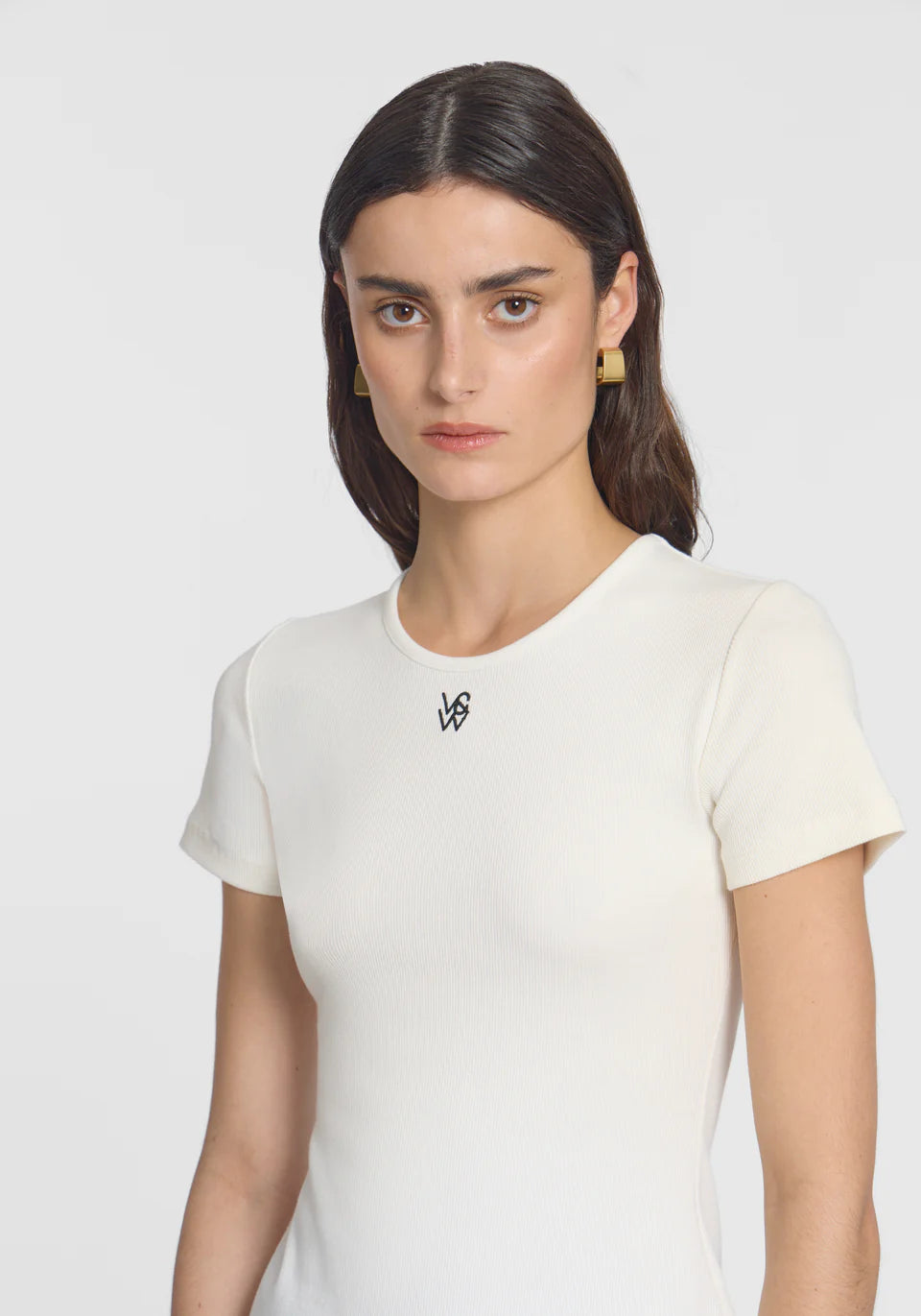 V&W Tee - Ivory
