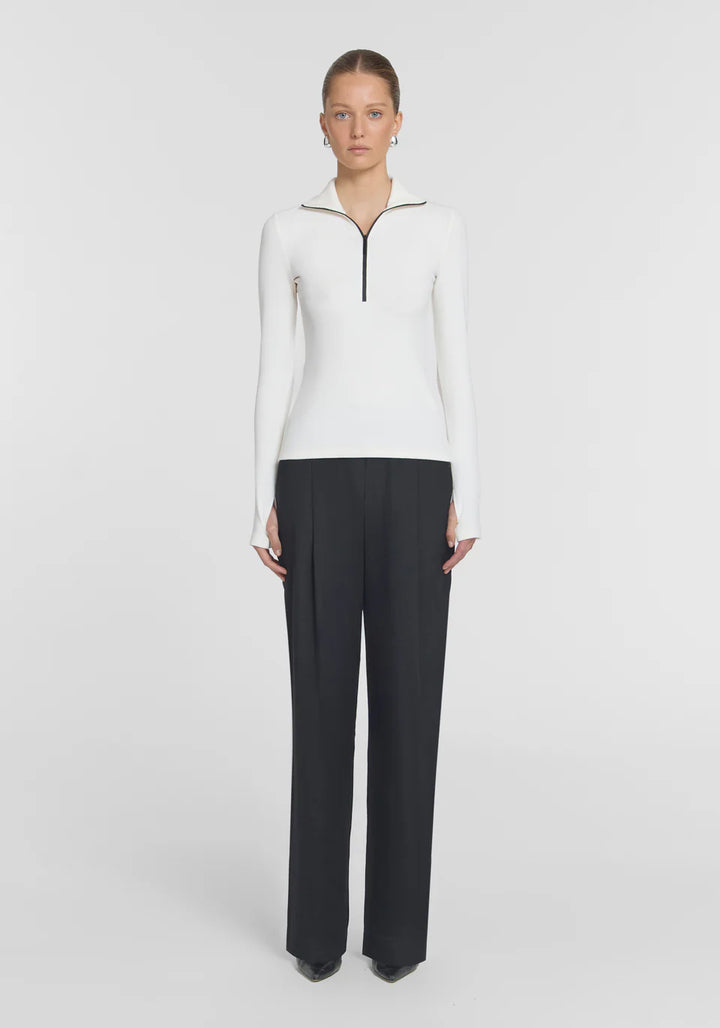 Summit Rib Turtleneck - Ivory