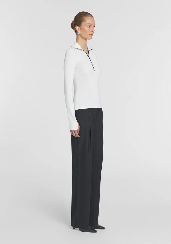 Summit Rib Turtleneck - Ivory