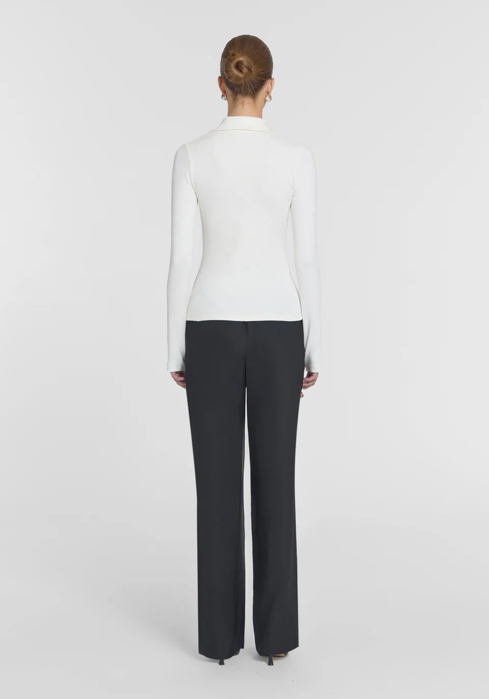 Summit Rib Turtleneck - Ivory